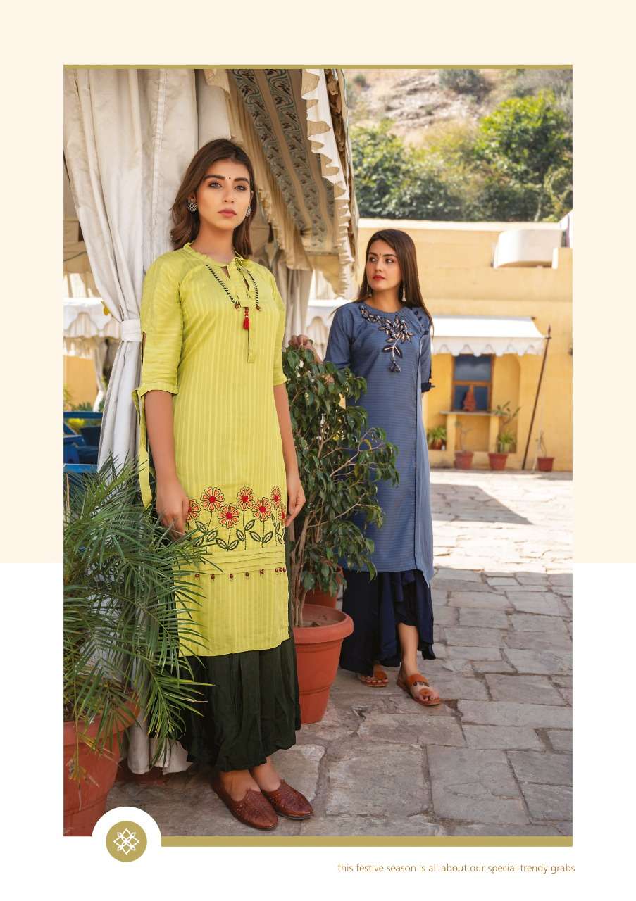 Gulnaaz by wanna heavy rayon top with bottom kurti Catalog Collection Wholesaler Lowest Best Price In Ahmedabad Surat Chennai India Uk Usa Malaysia Singapore Canada Australia