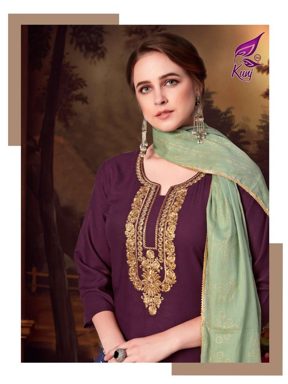 Kainaat vol.1 by kunj heavy rayon readymade suit Catalog Collection Wholesaler Lowest Best Price In Ahmedabad Surat Chennai India Uk Usa Malaysia Singapore Canada Australia