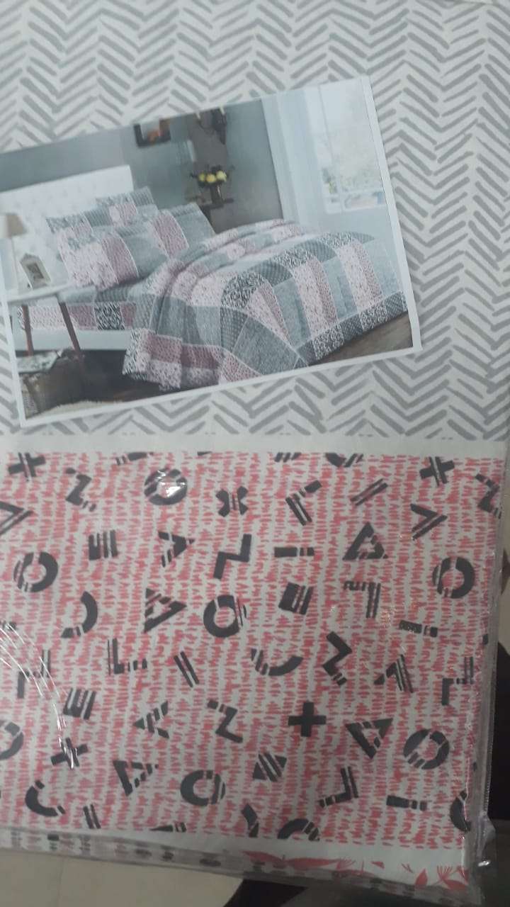 solitaire part 2 soft pure cotton colorful printed king size bedsheets with pillow cover 