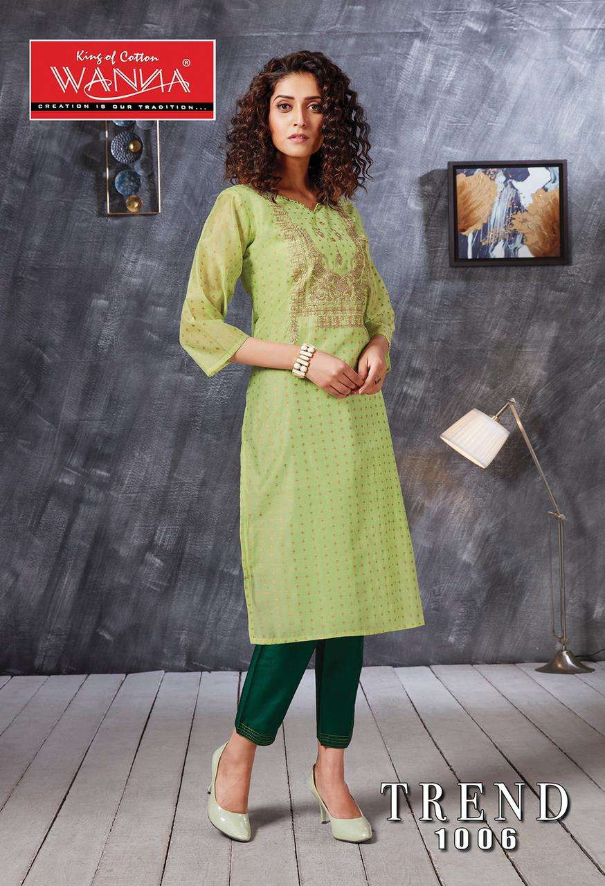 Trend by wanna heavy silk with jaam satin pant kurti Catalog Collection Wholesaler Lowest Best Price In Ahmedabad Surat Chennai India Uk Usa Malaysia Singapore Canada Australia