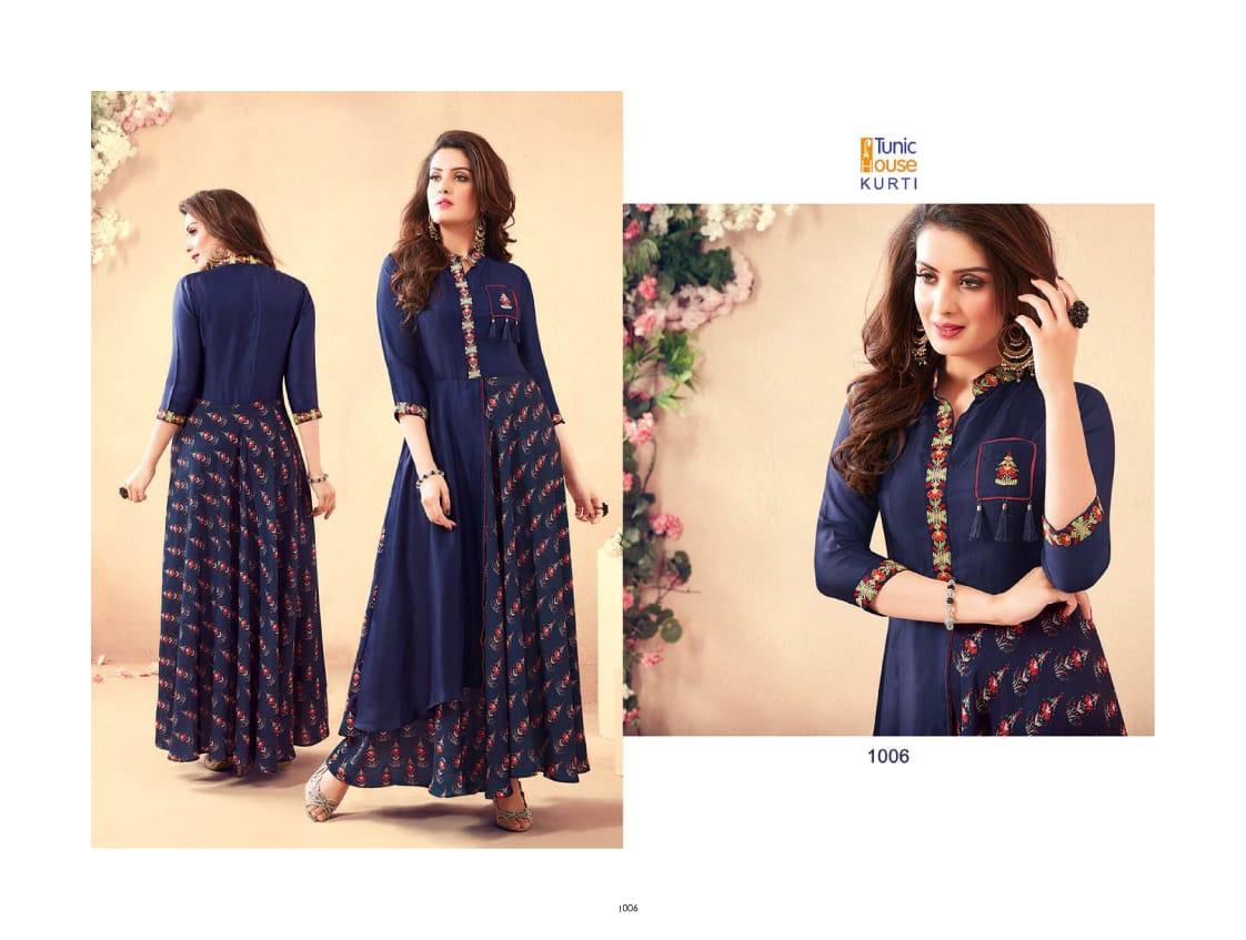 Tunic House Swarna Pankh Vol 2 Fancy Designer Kurtis Indian Kurtis Outfit