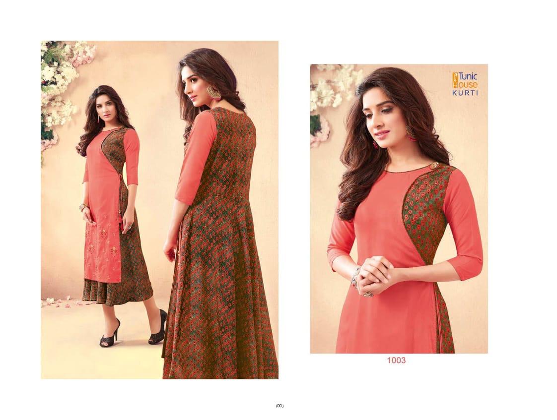 Tunic House Swarna Pankh Vol 2 Fancy Designer Kurtis Indian Kurtis Outfit