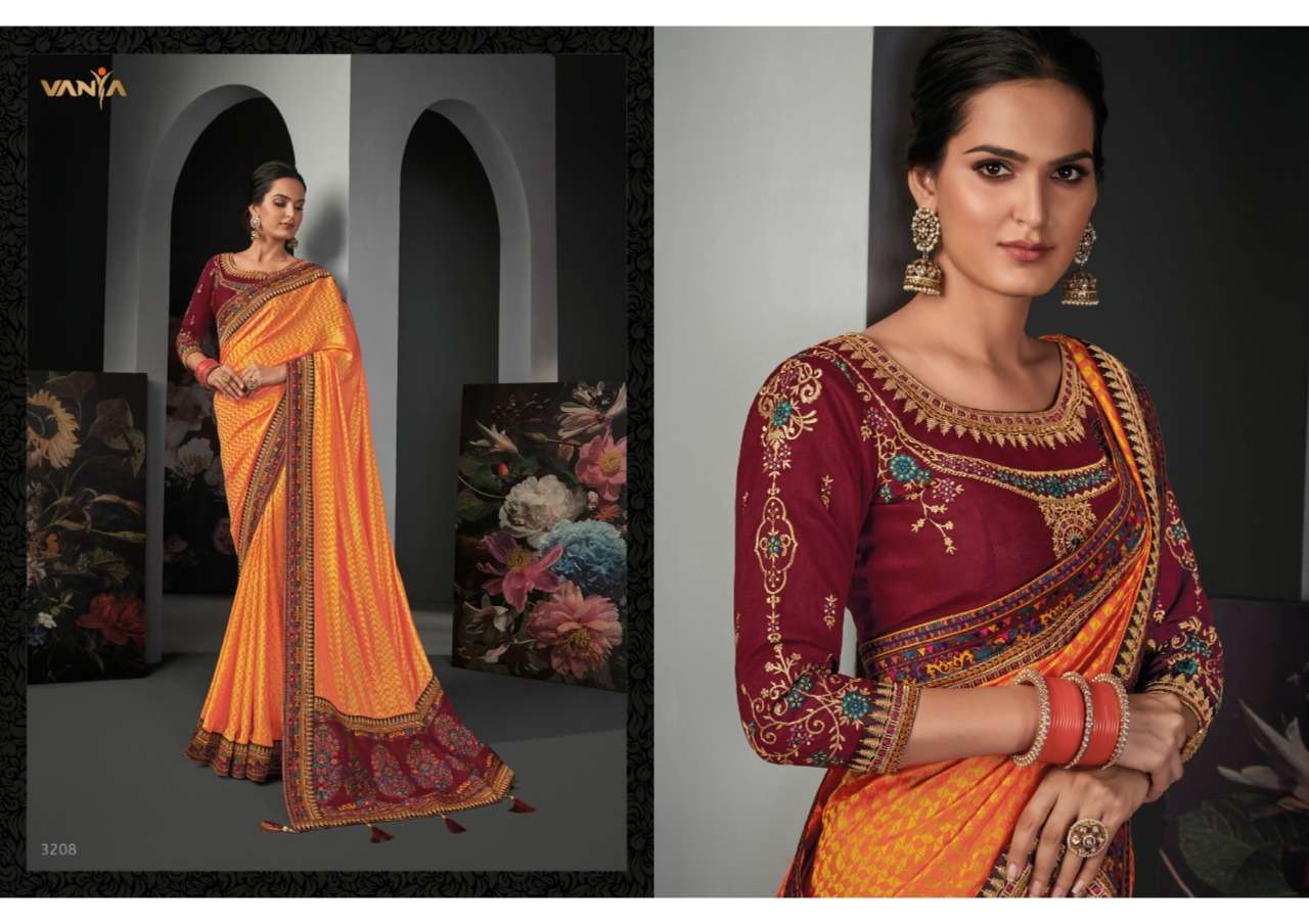 Vanya 3201 Series Vol 22 Party Wear Classy Saree Catalogue