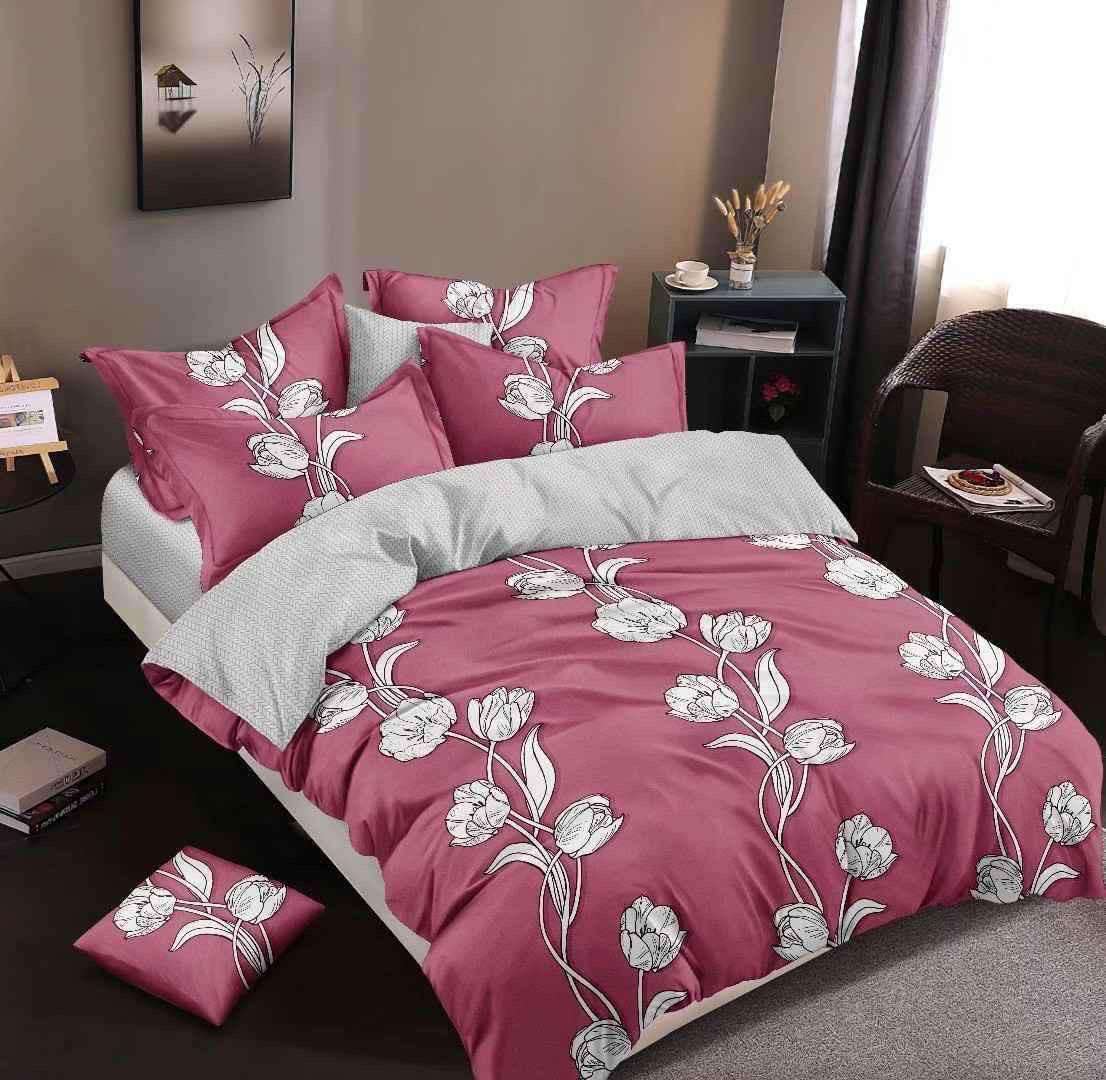 Cadbury King Size Cotton Bedsheets With 2 Pillow Cover And Comforter Exporter