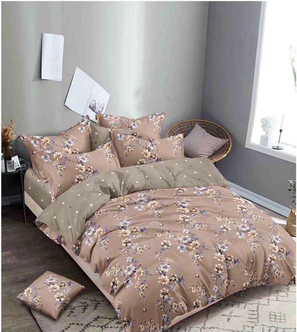 Cadbury King Size Cotton Bedsheets With 2 Pillow Cover And Comforter Exporter