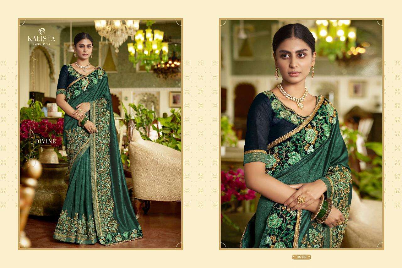 Kalista Sana Gold Edition Party Wear Wedding Sarees