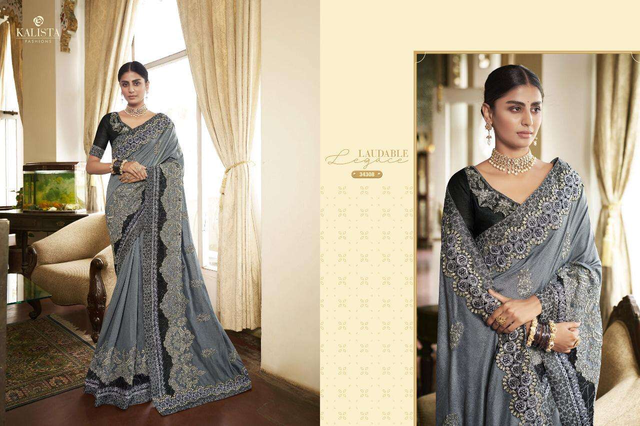 Kalista Sana Gold Edition Party Wear Wedding Sarees