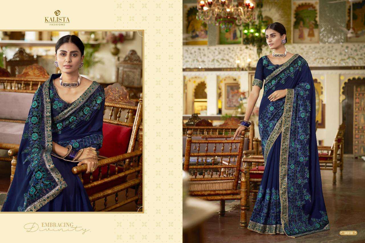 Kalista Sana Gold Edition Party Wear Wedding Sarees