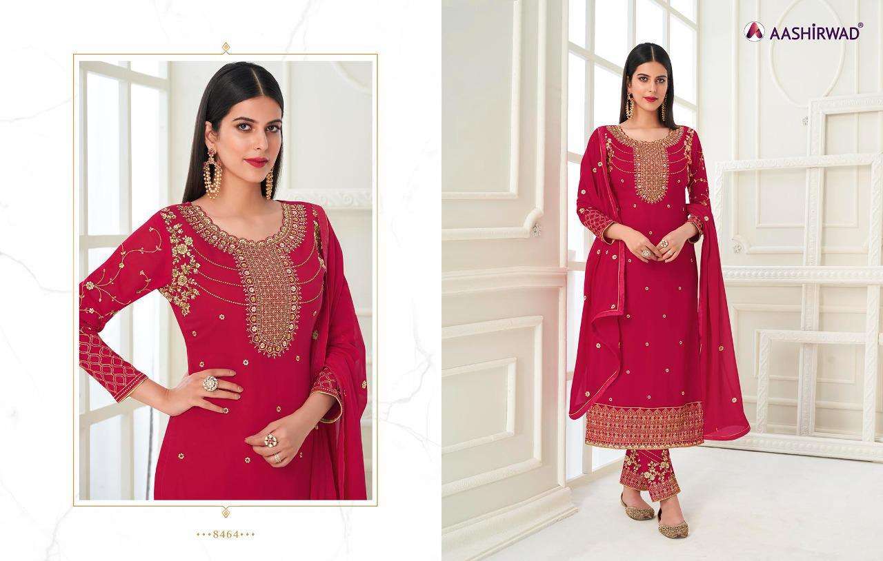 Aashirwad Samiya Georgette Work Designer Salwar Kameez