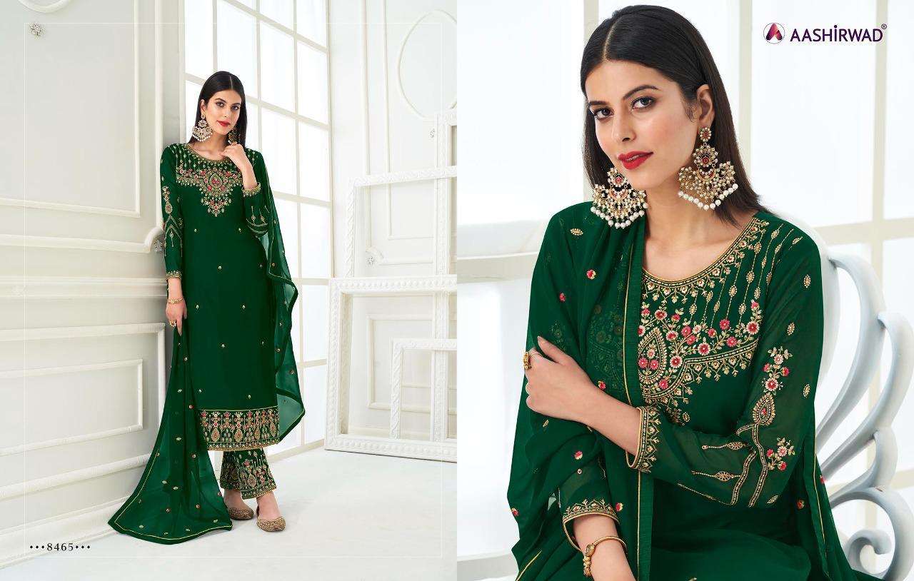 Aashirwad Samiya Georgette Work Designer Salwar Kameez