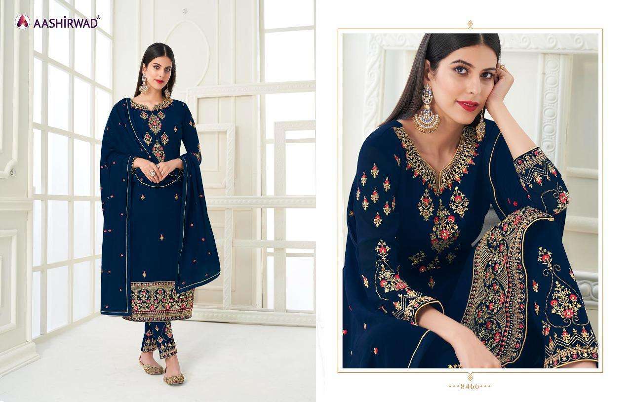 Aashirwad Samiya Georgette Work Designer Salwar Kameez