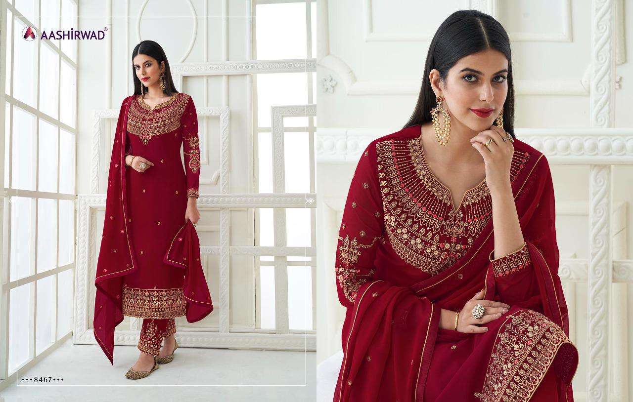 Aashirwad Samiya Georgette Work Designer Salwar Kameez