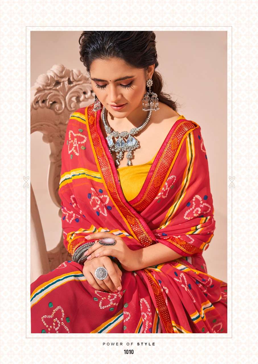 Anaya By Stavan Printed Saree With Border Exports