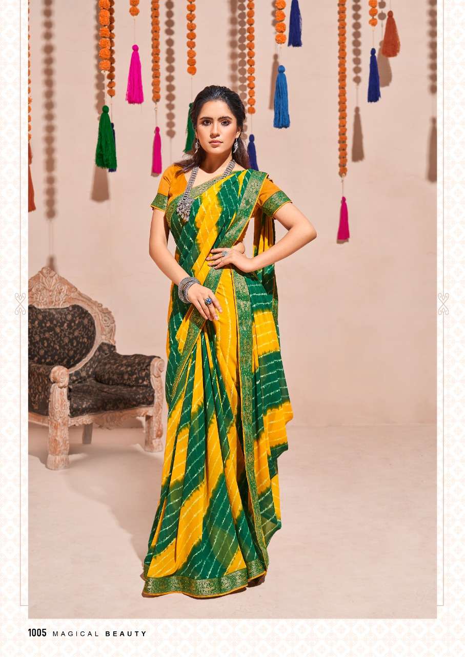 Anaya By Stavan Printed Saree With Border Exports