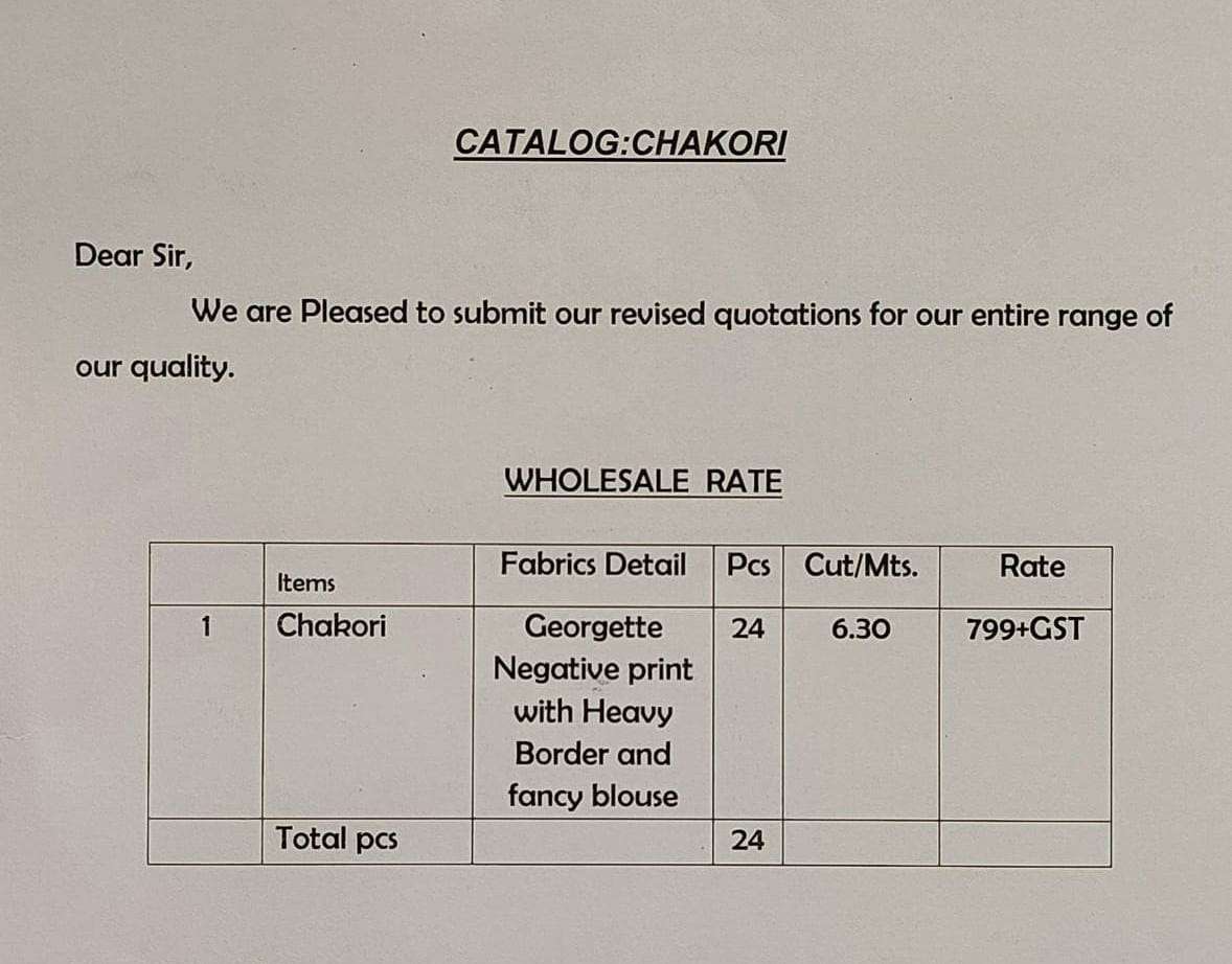 Chakori By Seymore Prints Wholesaler Of Printed Saris