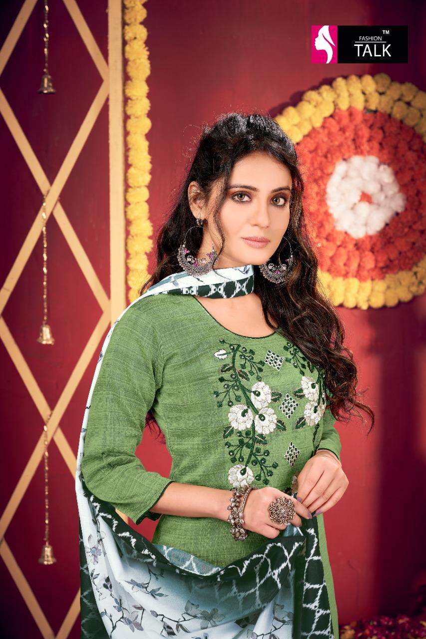 Crystal Vol 1 By Fashion Talk Heavy Silk Lining With Embroidery Work And Handwork Readymade Suit Catalog