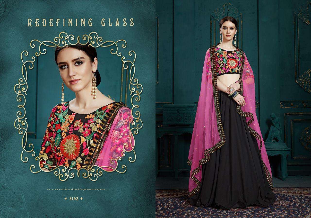 Euphoria Vol 3 By Arya Georgette Classy Look Fancy Lehenga