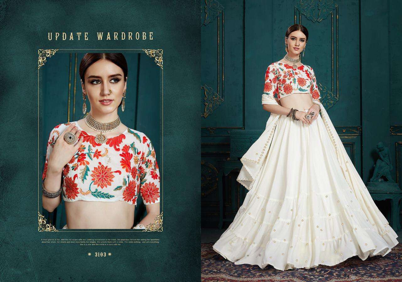 Euphoria Vol 3 By Arya Georgette Classy Look Fancy Lehenga