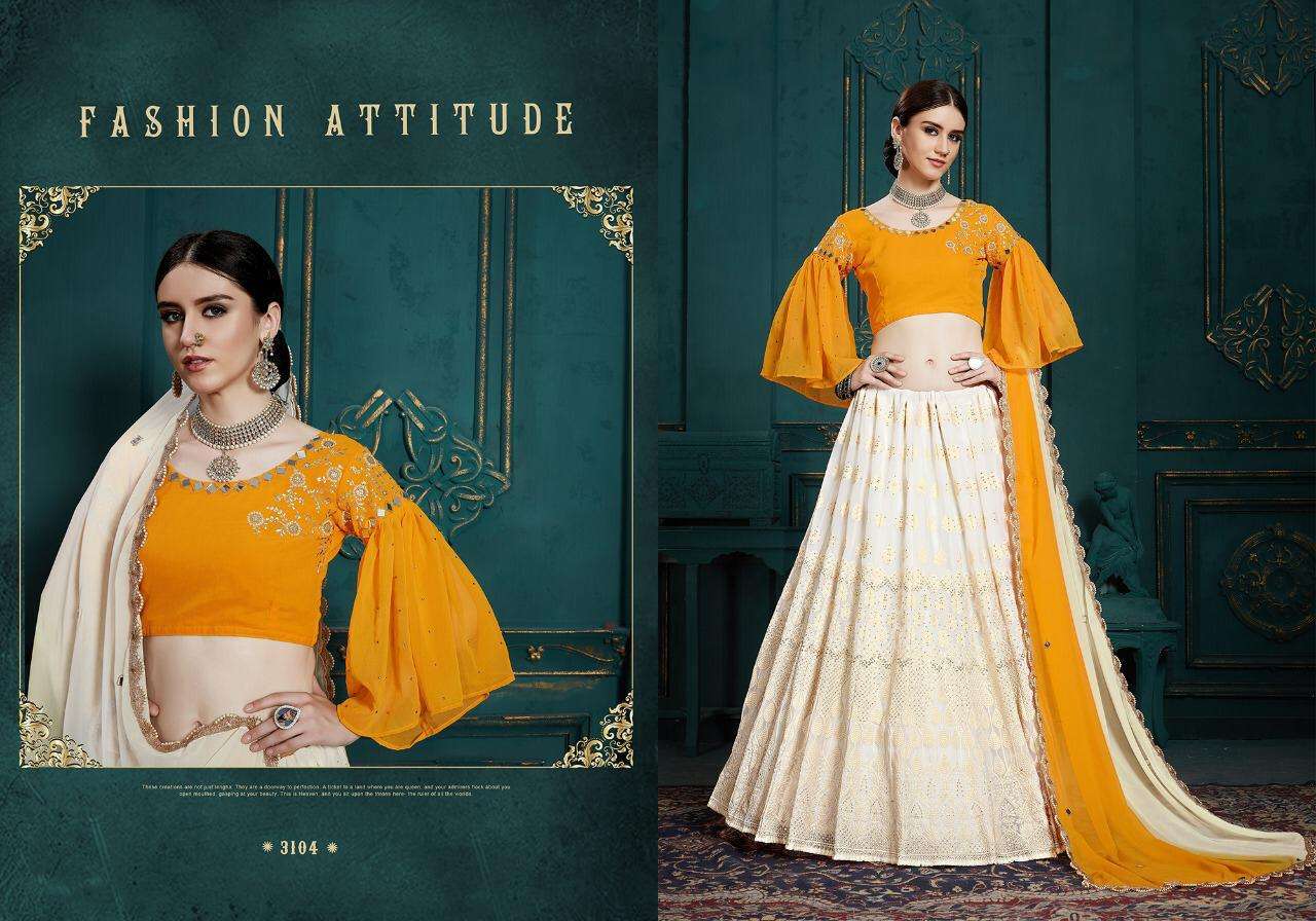 Euphoria Vol 3 By Arya Georgette Classy Look Fancy Lehenga