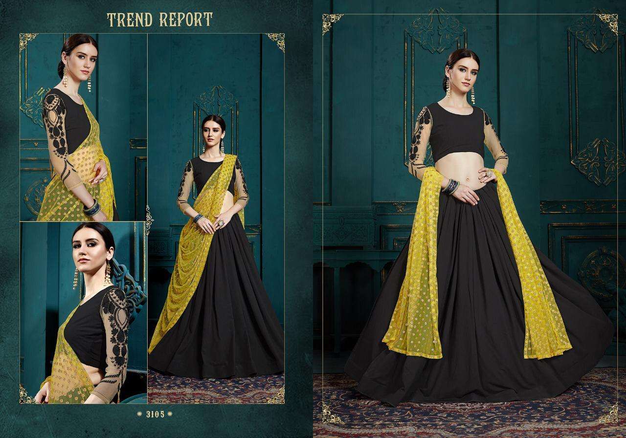 Euphoria Vol 3 By Arya Georgette Classy Look Fancy Lehenga