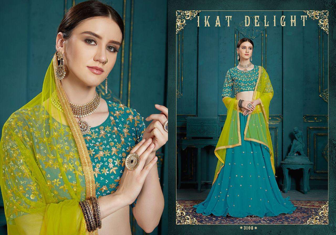 Euphoria Vol 3 By Arya Georgette Classy Look Fancy Lehenga