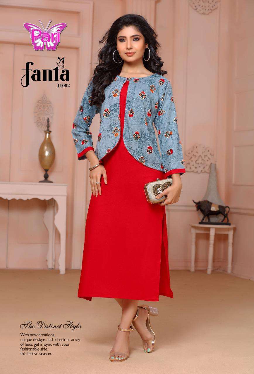 Fanta11 By Pari Heavy Rayon Kurti Catalog Collection Wholesaler Lowest Best Price In Ahmedabad Surat Chennai India Uk Usa Malaysia Singapore Canada Australia Mauritius