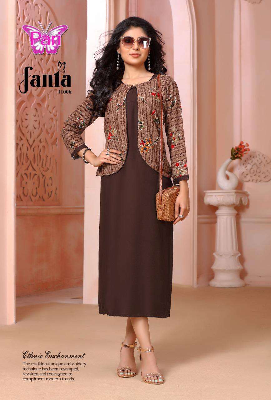 Fanta11 By Pari Heavy Rayon Kurti Catalog Collection Wholesaler Lowest Best Price In Ahmedabad Surat Chennai India Uk Usa Malaysia Singapore Canada Australia Mauritius