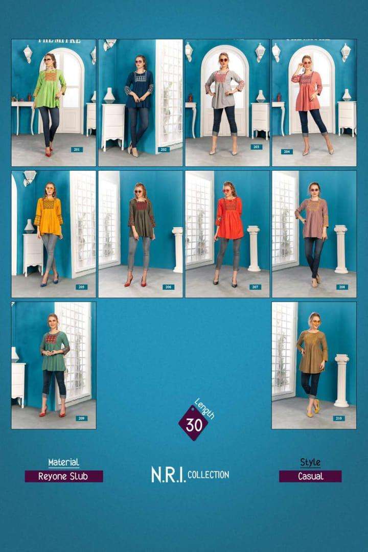 Harmony Vol.2 By Fashion Talk Heavy Rayon With Work Short Top Catalog