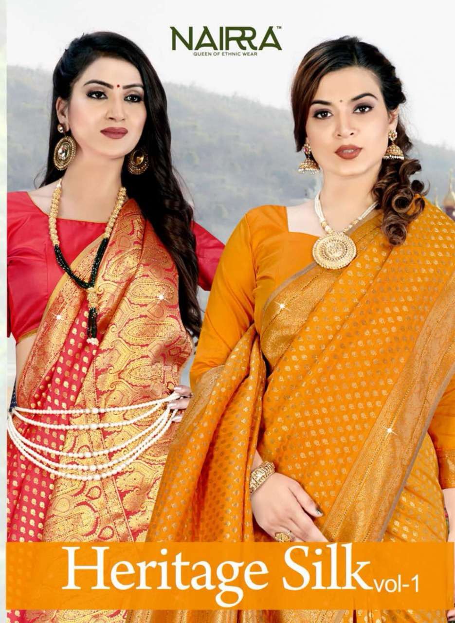 Heritage Silk Vol 1 By Nakkashi Traditional Wear Saree