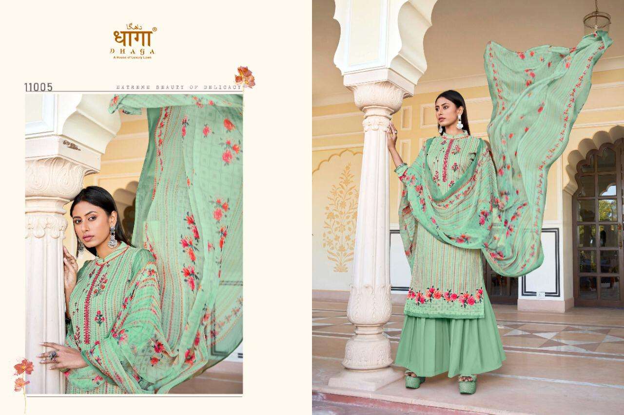 Georgena Banarasi Jamdani 3-Piece Cotton Silk Suit Material, With Multi  Colour Woven Dupatta, Plain Cotton Silk Bottom, Top (b green) : Amazon.in:  Fashion