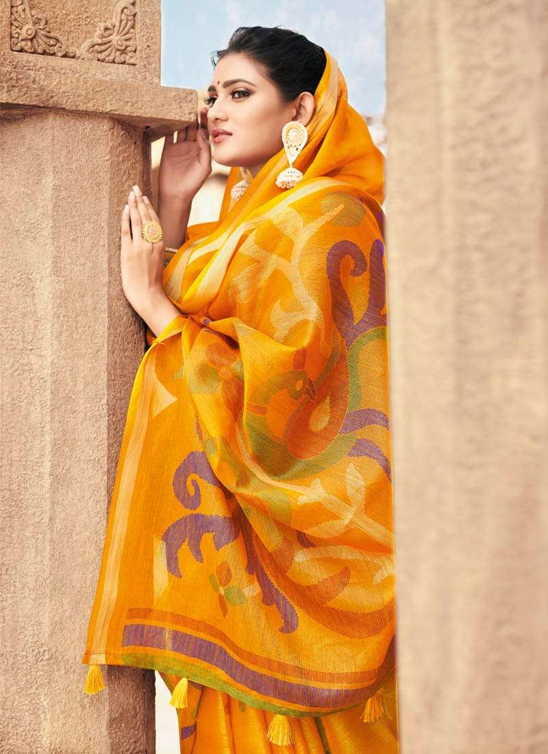 Lifestyle Heritage Cotton Printed Designer Saree