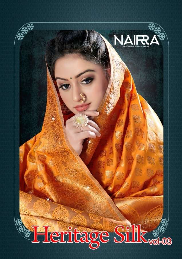 Nakkashi Heritage Silk Vol 4 By Nairra Designer Saree Wholesaler
