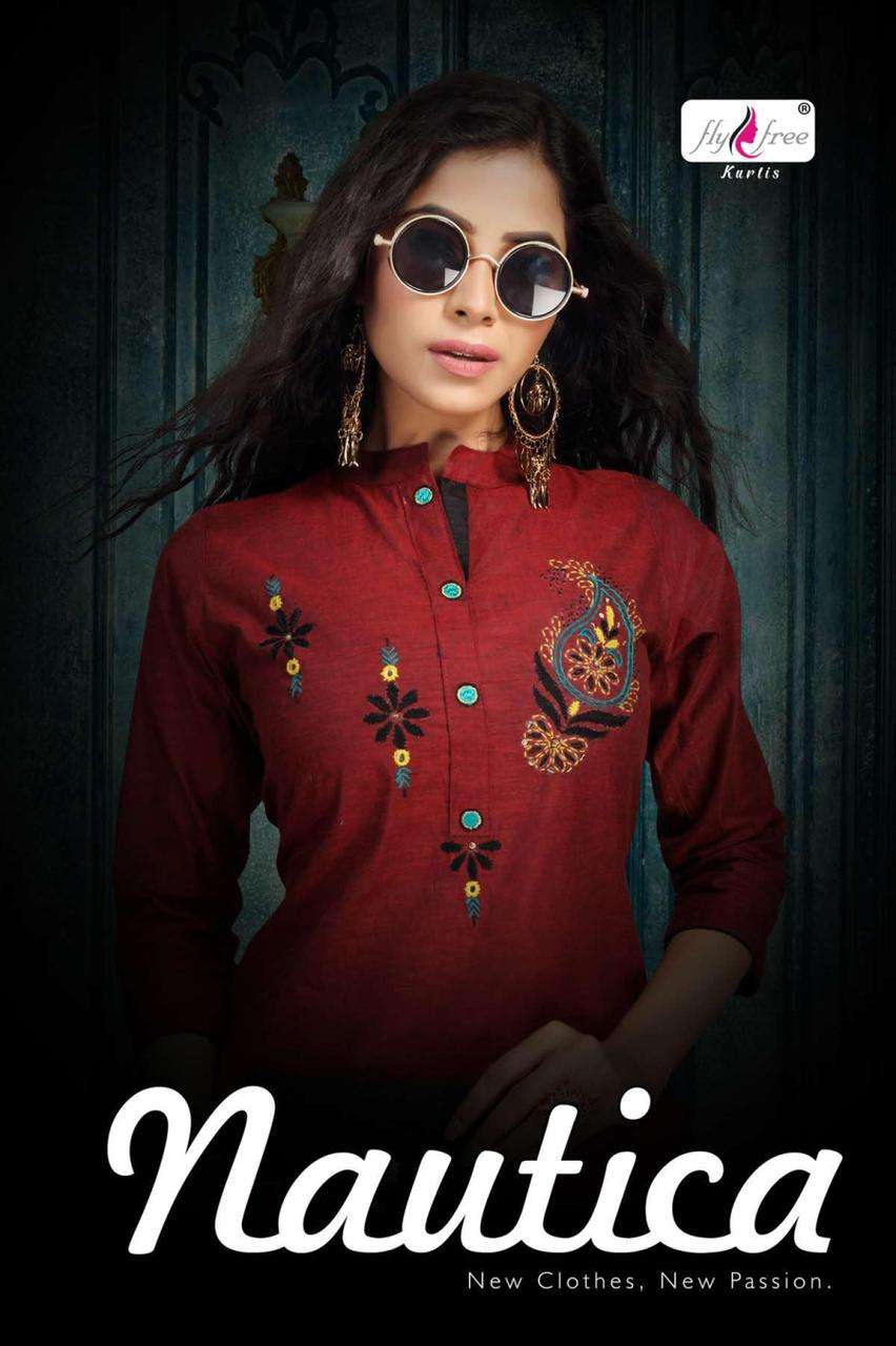 Nautica By Fly Free Heavy Handloom Cotton With Work Short Top Catalog Collection