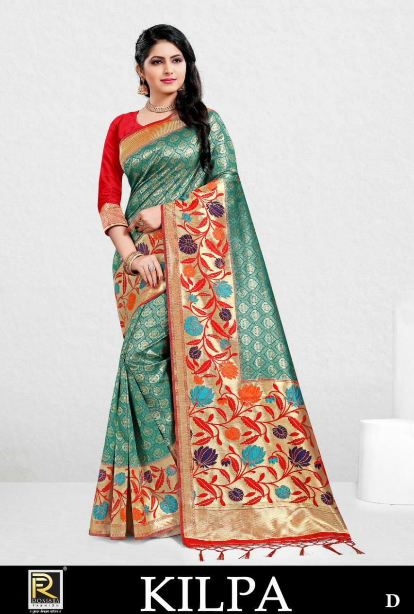 Ranjna Saree Kilpa Fancy Traditional Wear Designer Saree Online Wholesale Shop