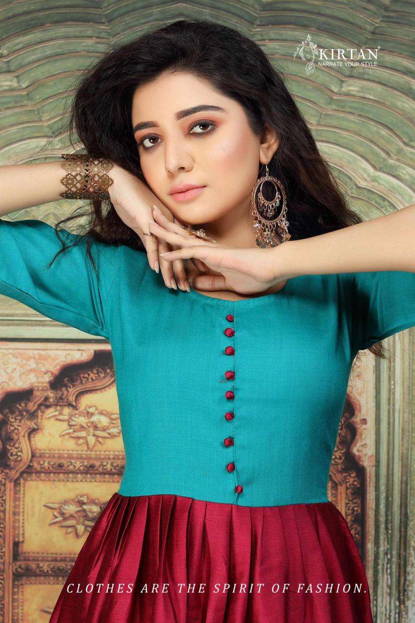 Shagun By Kirtan Silk Kurti Catalog Collection Wholesaler Lowest Best Price In Ahmedabad Surat Chennai India Uk Usa Malaysia Singapore Canada Australia Mauritius
