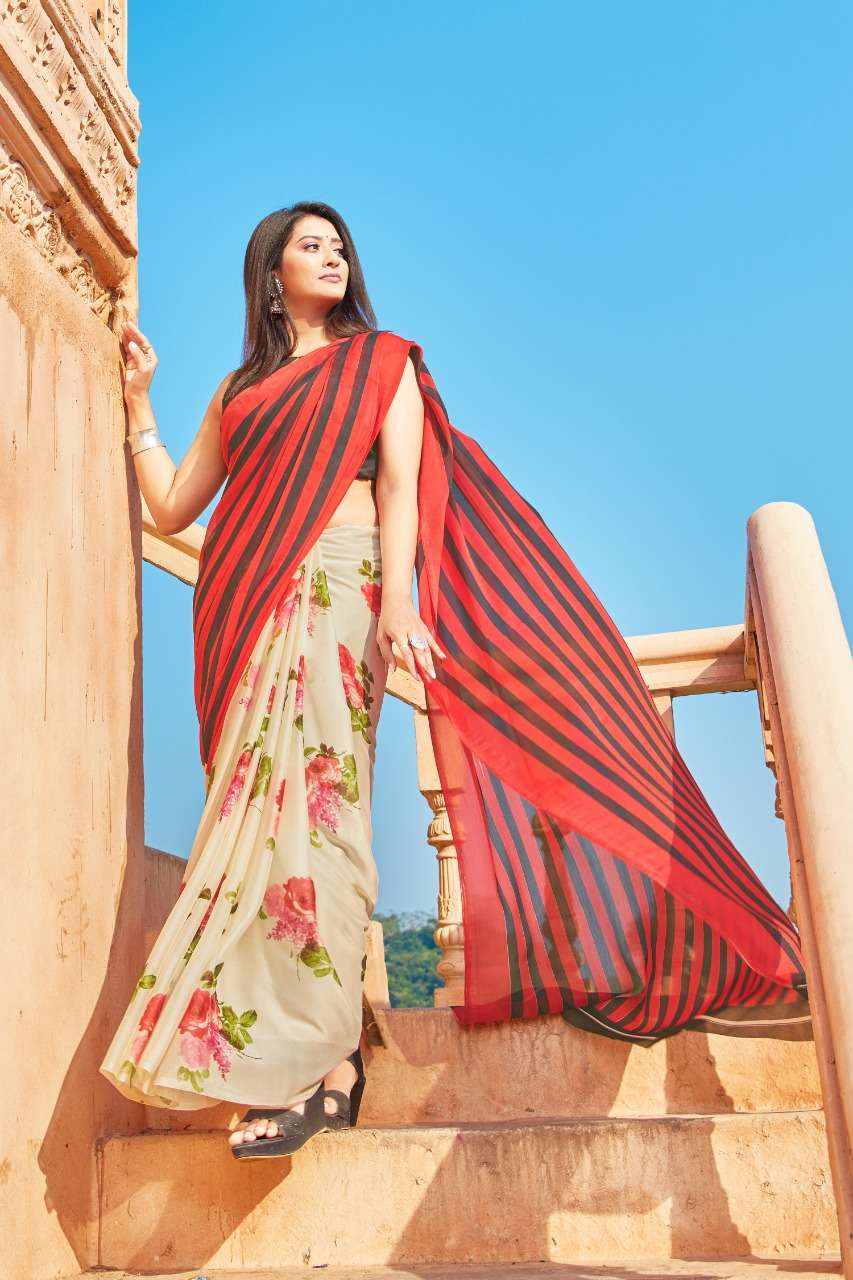 Urjaa By Sr Brand Silk Georgette Sarees