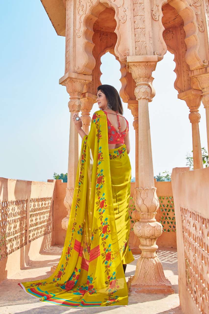 Urjaa By Sr Brand Silk Georgette Sarees