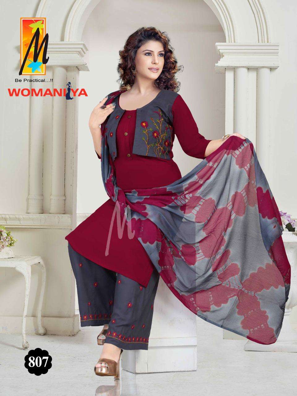 Womaniya By Master Heavy Rayon Readymade Suit Catalog Collection Wholesaler Lowest Best Price In Ahmedabad Surat Chennai India Uk Usa Malaysia Singapore Canada Australia Mauritius
