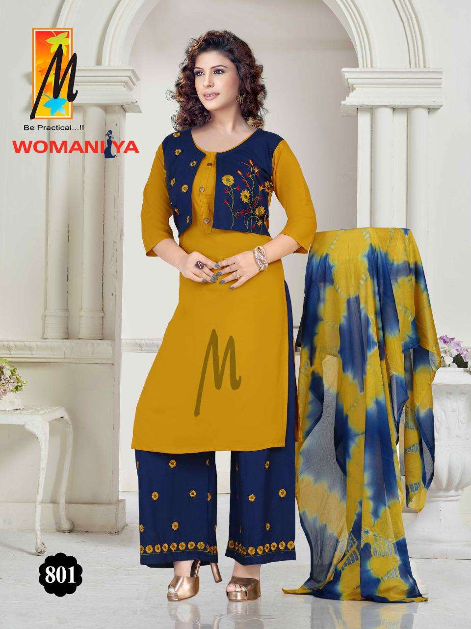 Womaniya By Master Heavy Rayon Readymade Suit Catalog Collection Wholesaler Lowest Best Price In Ahmedabad Surat Chennai India Uk Usa Malaysia Singapore Canada Australia Mauritius