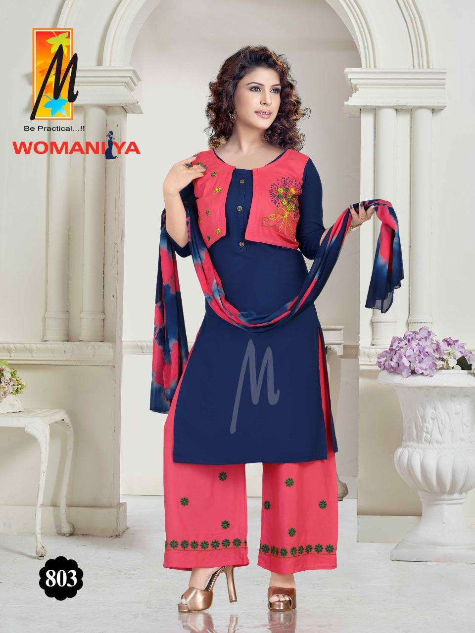 Womaniya By Master Heavy Rayon Readymade Suit Catalog Collection Wholesaler Lowest Best Price In Ahmedabad Surat Chennai India Uk Usa Malaysia Singapore Canada Australia Mauritius