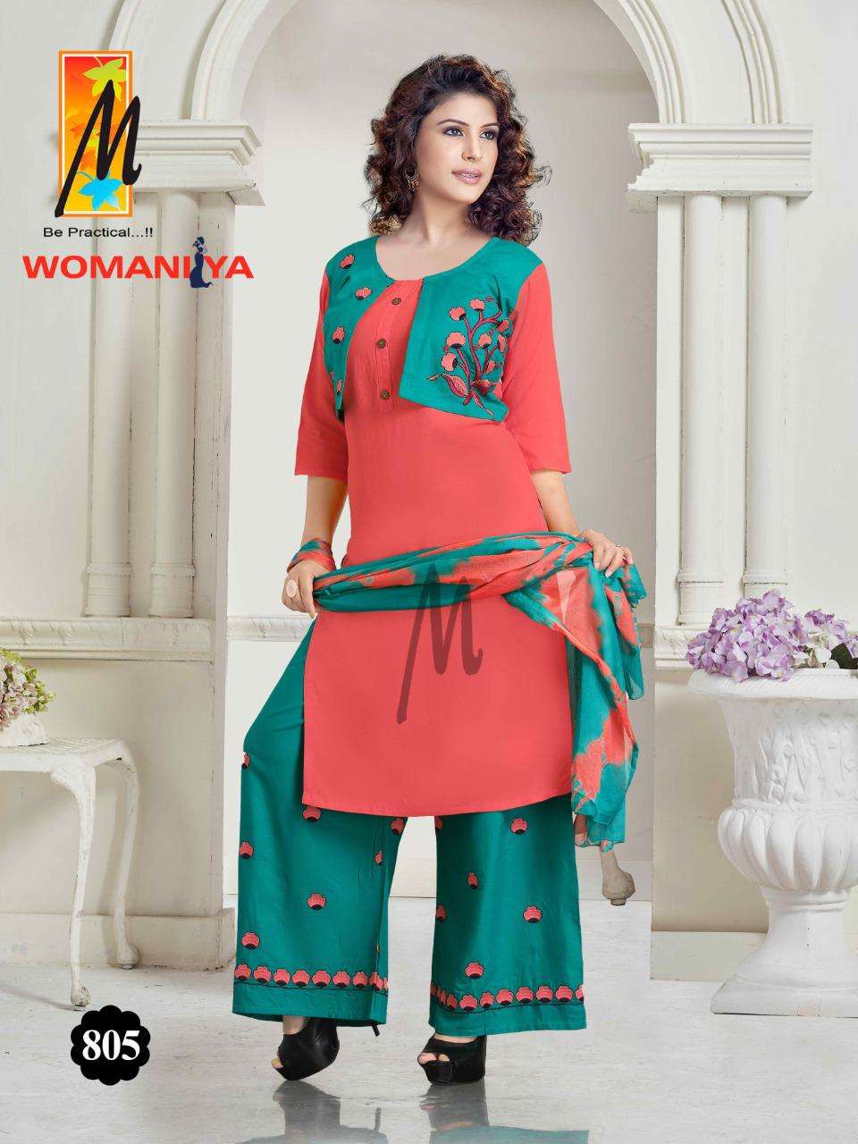 Womaniya By Master Heavy Rayon Readymade Suit Catalog Collection Wholesaler Lowest Best Price In Ahmedabad Surat Chennai India Uk Usa Malaysia Singapore Canada Australia Mauritius