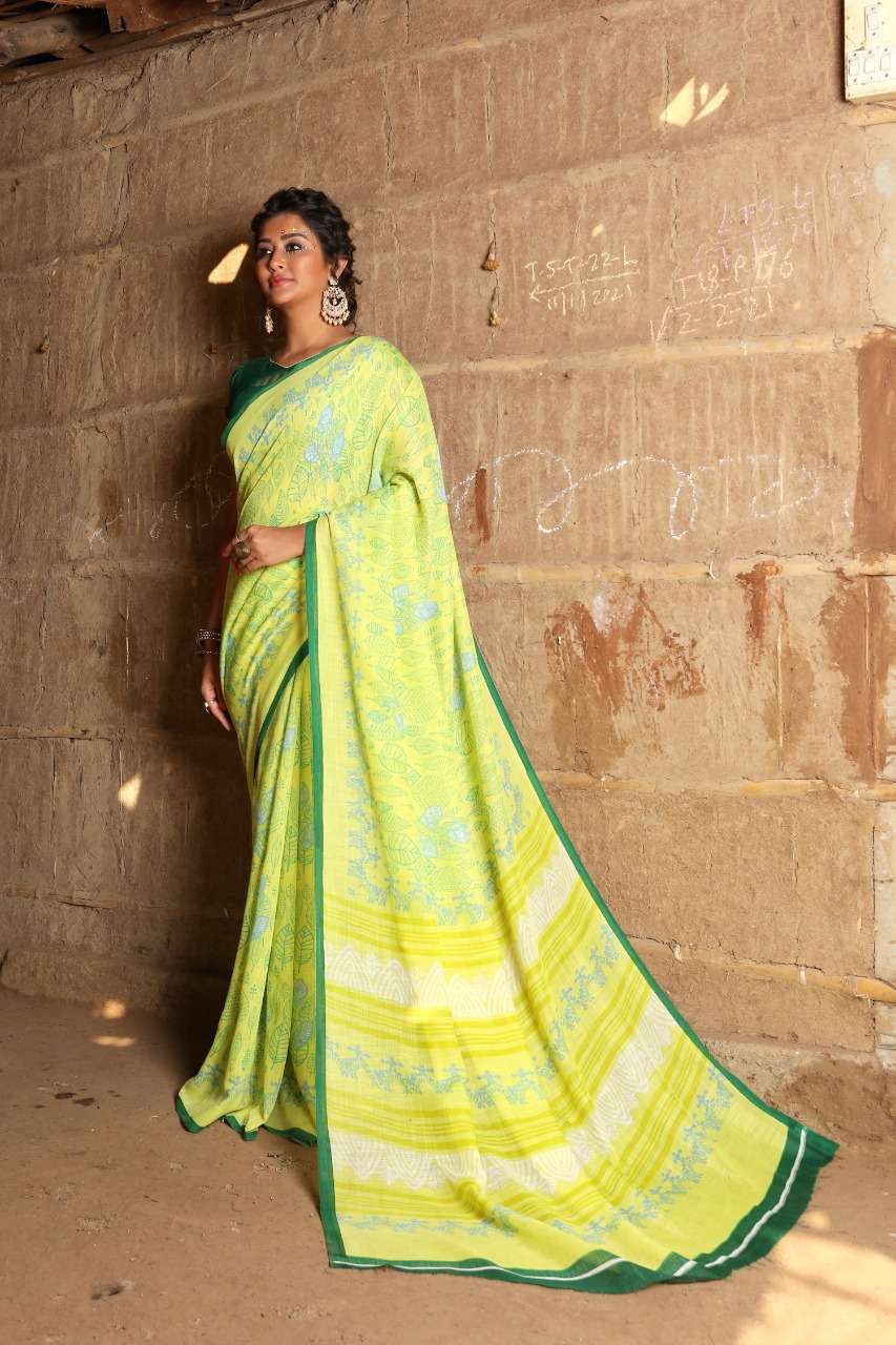 Aananda Vol 3 By Sr Brand Linen Sarees Authorized Supplier