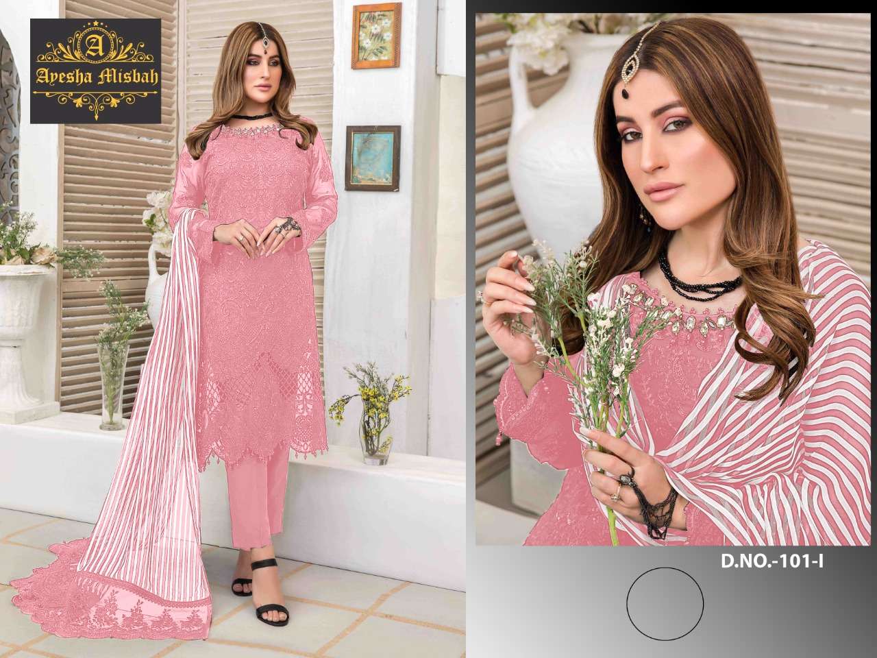 Ayesha Misbah 101 Design Color Pakistan Suits Exports