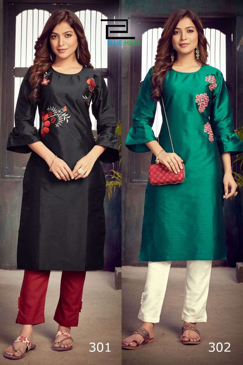 Instagram Vol 3 By Blue Hills Lowest Rates Kurti Exports