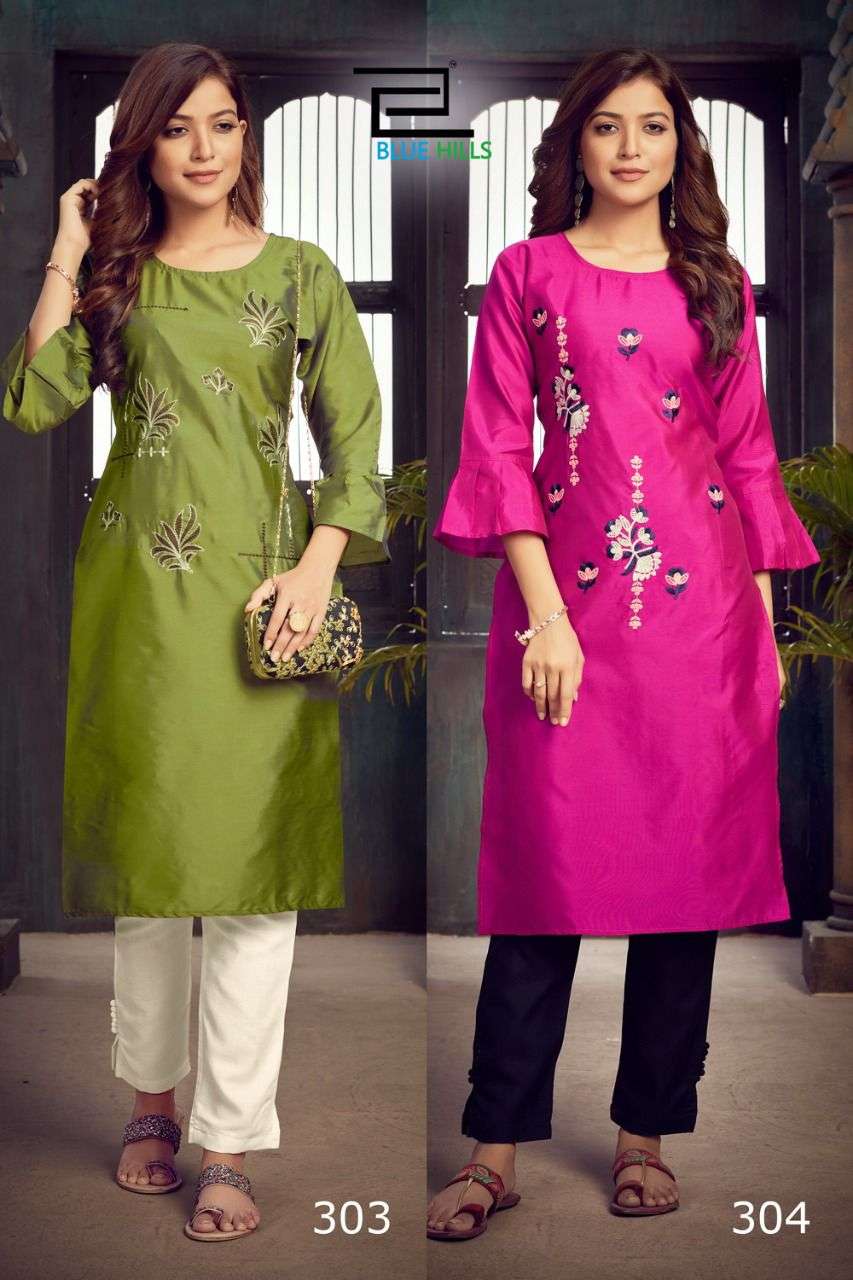 Instagram Vol 3 By Blue Hills Lowest Rates Kurti Exports
