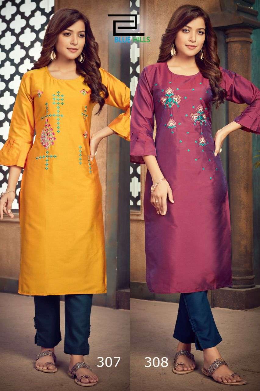 Instagram Vol 3 By Blue Hills Lowest Rates Kurti Exports