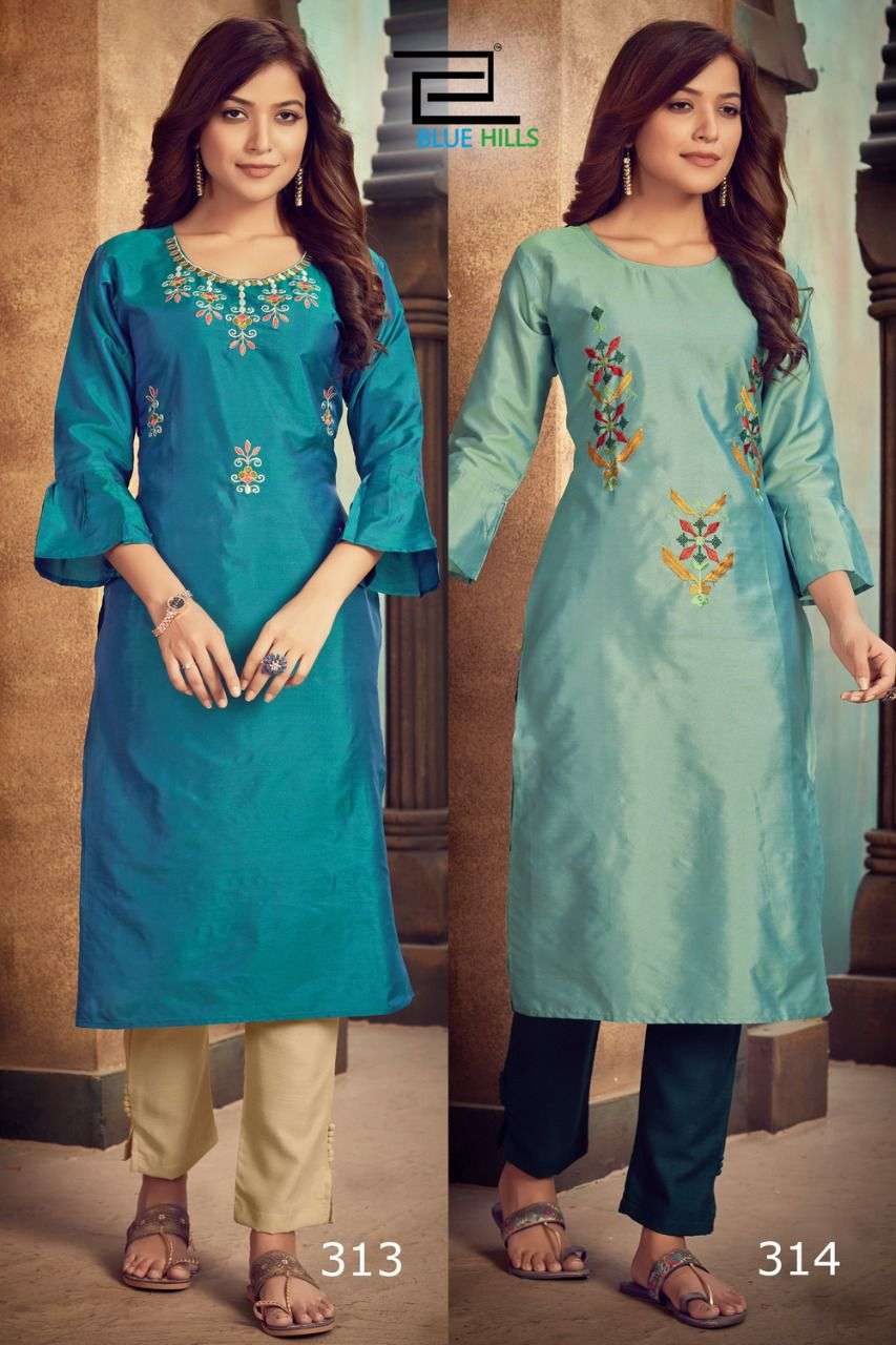 Instagram Vol 3 By Blue Hills Lowest Rates Kurti Exports