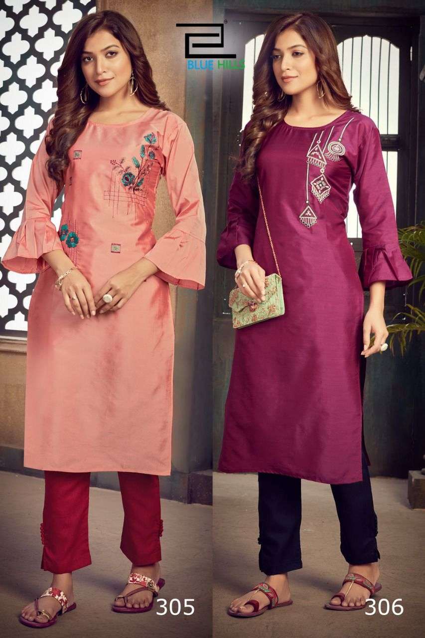 Instagram Vol 3 By Blue Hills Lowest Rates Kurti Exports