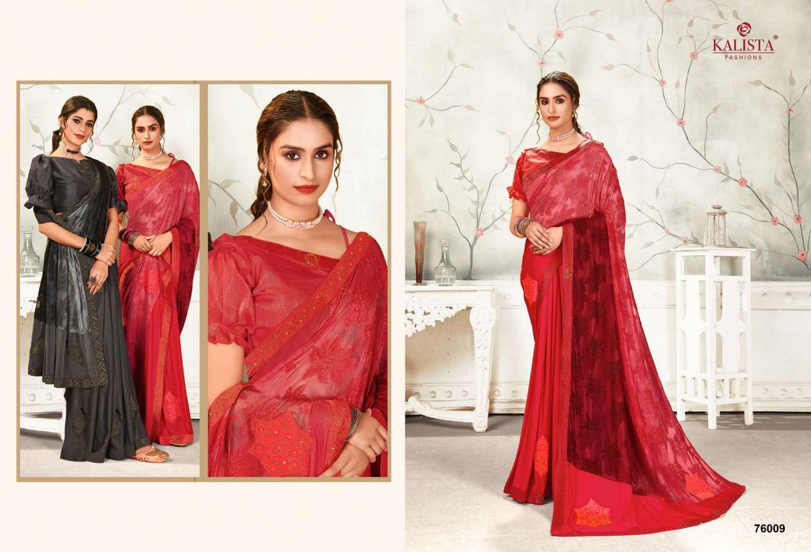 Kalista One Plus Vol 3 Printed Designer Saree