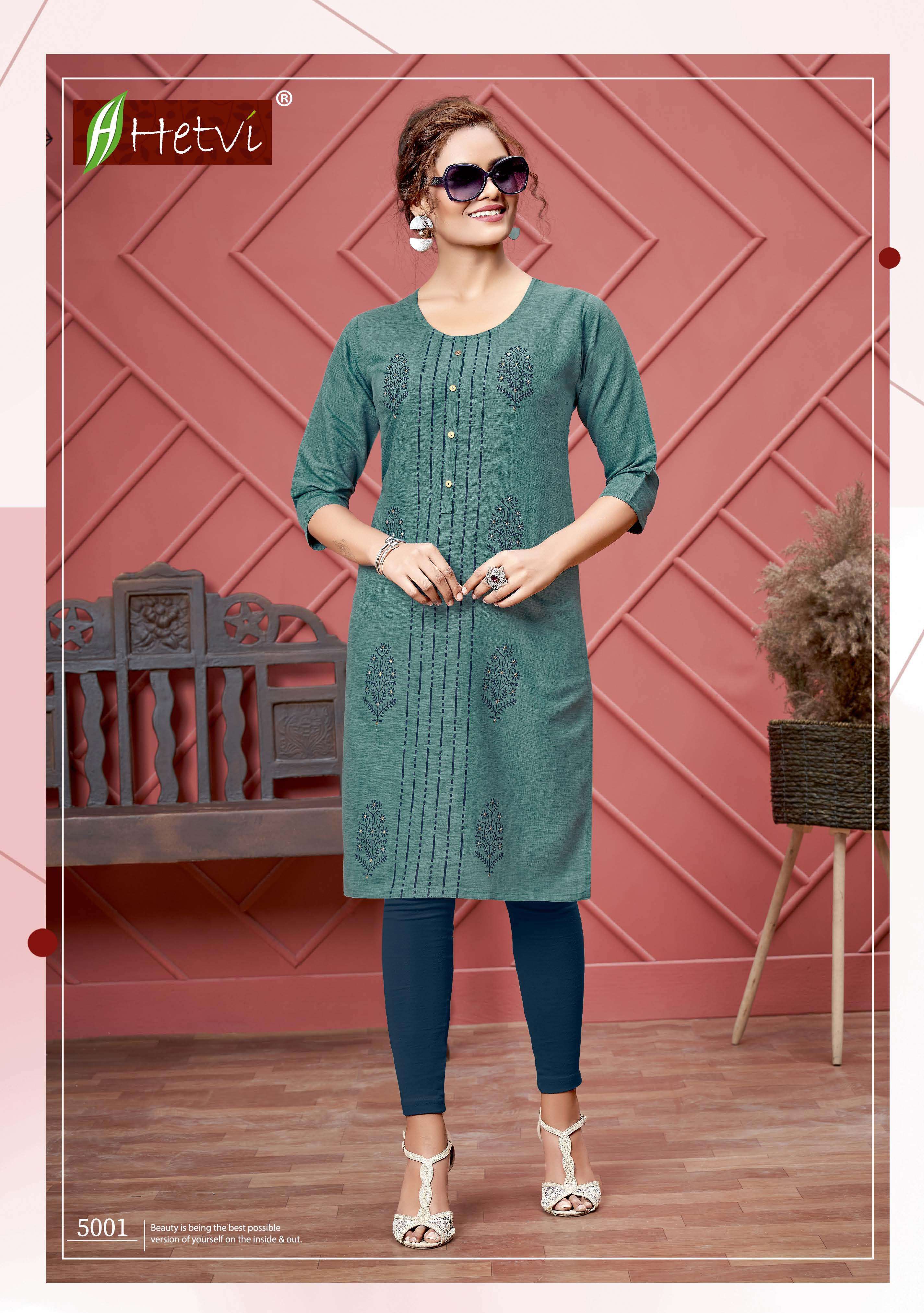 Leena By Hetvi Heavy Rayon Liquiedbombay With Print Work Kurti Catalog Wholesaler Best Rate